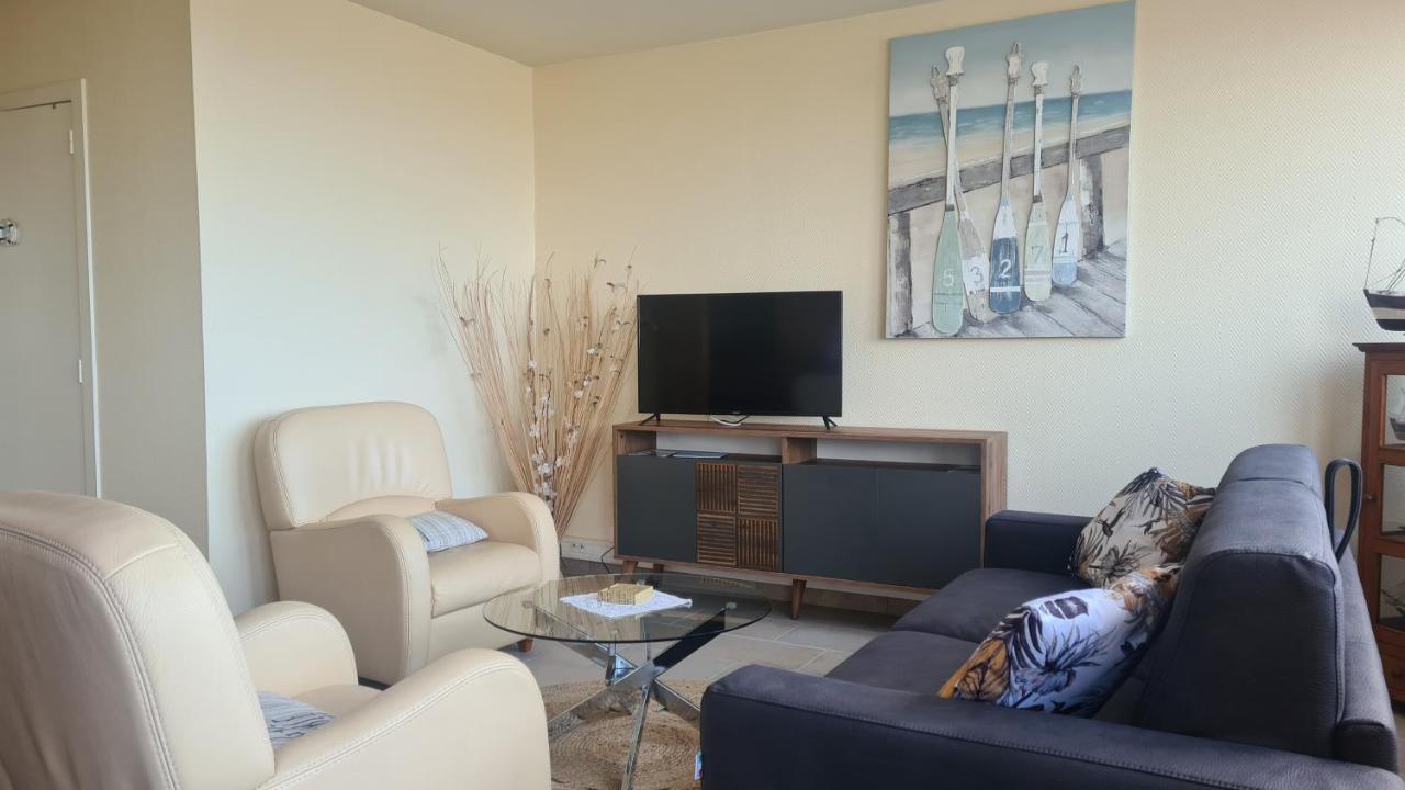 Residence Du Bord De Mer 9 Appartements Avec Une Vraie Vue Mer Le Tréport المظهر الخارجي الصورة