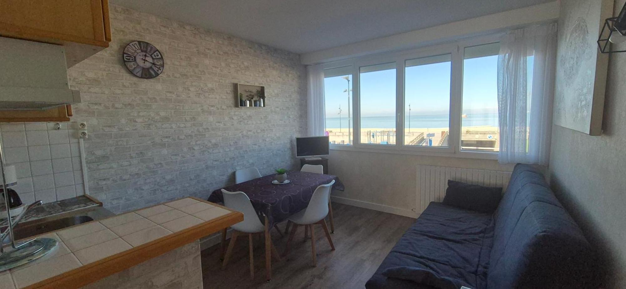 Residence Du Bord De Mer 9 Appartements Avec Une Vraie Vue Mer Le Tréport المظهر الخارجي الصورة